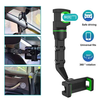 Car Rearview 360 Rotating Clip