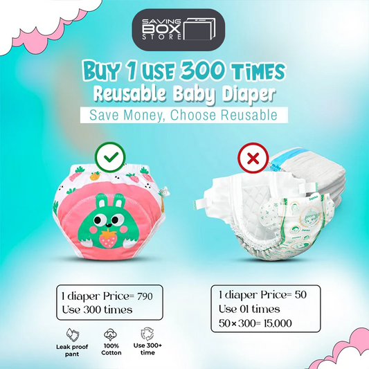 Kids Reusable Baby Diaper & Training Pants