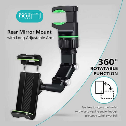 Car Rearview 360 Rotating Clip