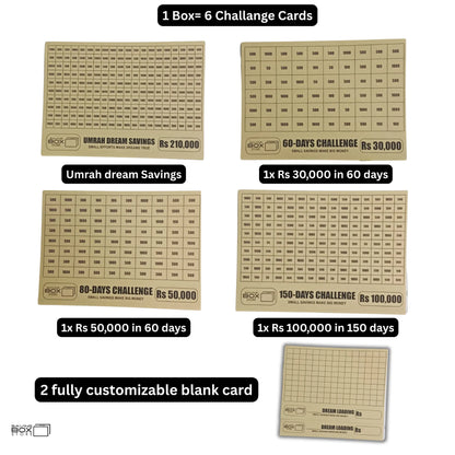 All in 1 – Reusable Wooden Money Saving Box (Openable)