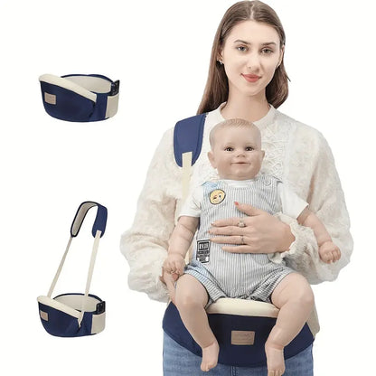 All-Season Multifunctional Baby Waist Stool Carrier | Ergonomic Hipseat for Front-Facing Carry