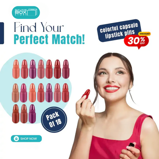 Colorful Capsule Lipstick Pills