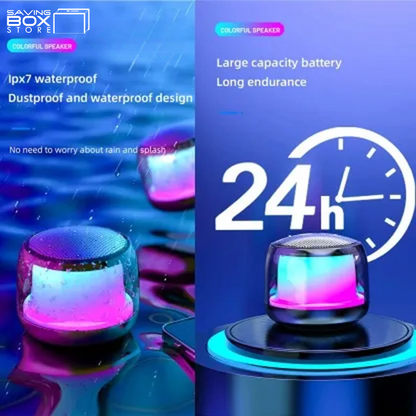 Mini RGB Acrylic Wireless Speaker