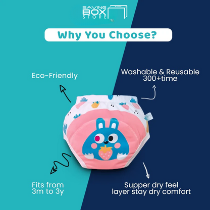 Kids Reusable Baby Diaper & Training Pants