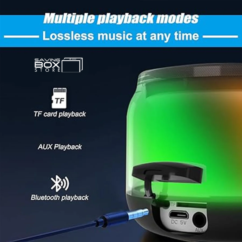 Mini RGB Acrylic Wireless Speaker