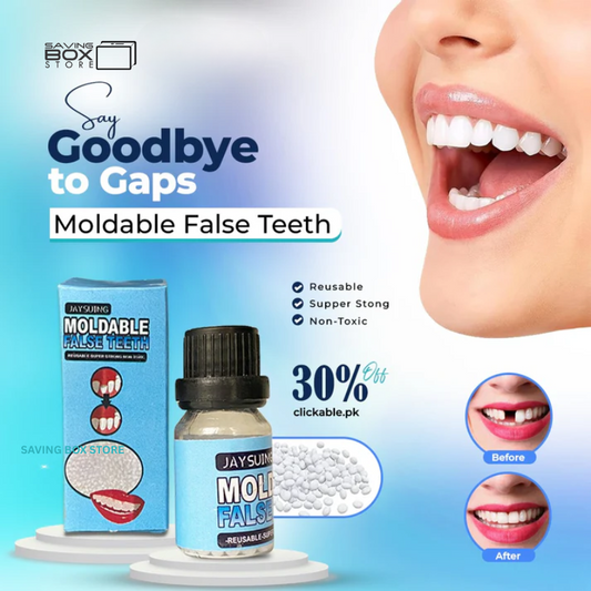 Moldable False Teeth