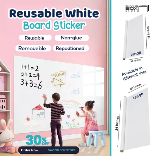 Reusable White Board Sticker